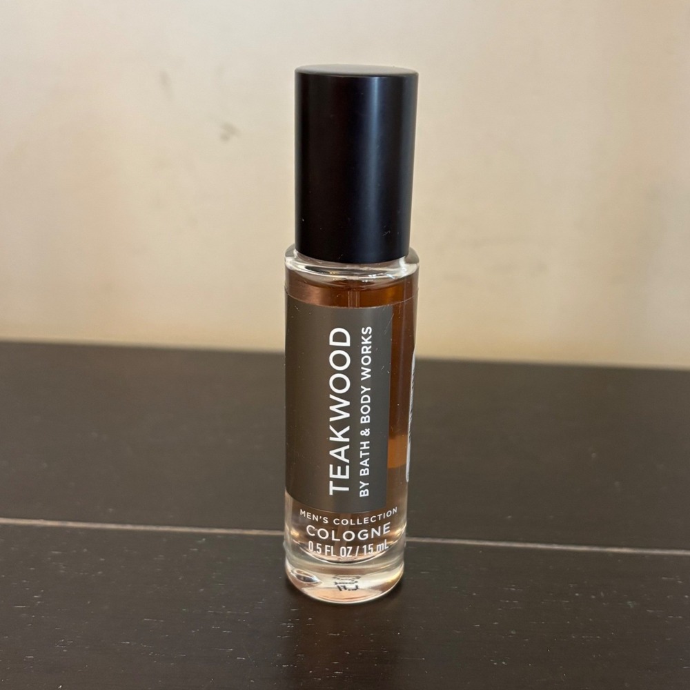 Bath & Body Works | Teakwood Men's Cologne Spray | 0.5 oz 15 mL | Travel Size